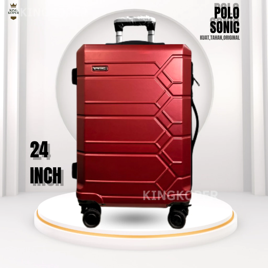 Koper 24 inch Polo Cavallo 6120 Ukuran Bagasi - koper fiber - koper anti pecah - koper murah - Image 5