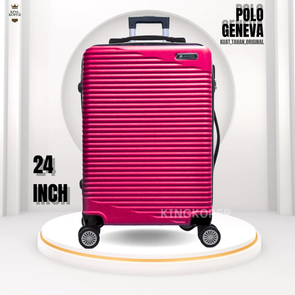 Koper Premium 24 inch POLO - ukuran Bagasi - koper fiber - koper murah - Image 7