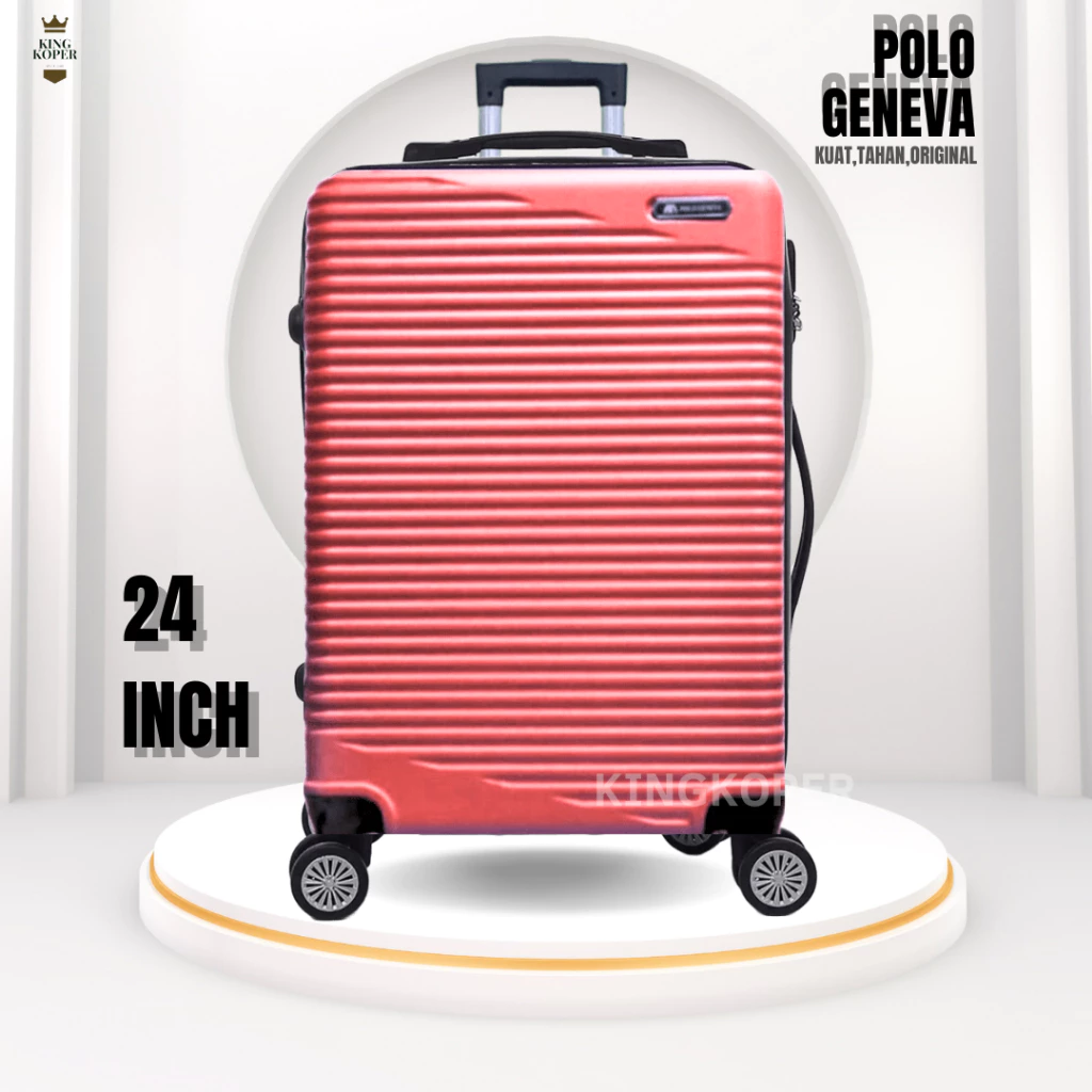Koper Premium 24 inch POLO - ukuran Bagasi - koper fiber - koper murah - Image 6